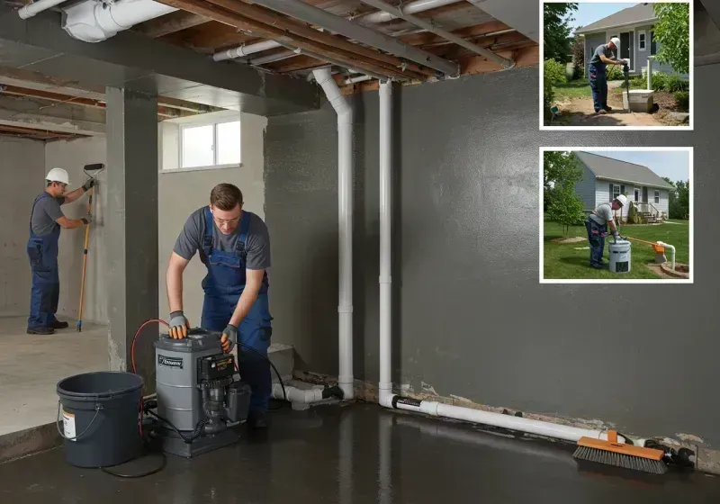 Basement Waterproofing and Flood Prevention process in River Oaks, TX